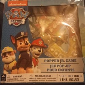 Paw patrol pop up game